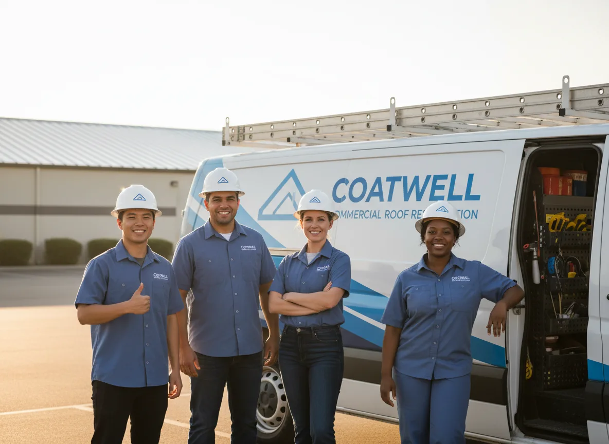 Commercial roof coating company in Manteca, CA